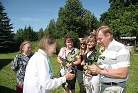 Valli Sepp 70<br>Rida talu, Meeri küla, Nõo vald, Tartumaa<br>18. juuli 2009<br>Foto Olev ja Mariliis Sepp