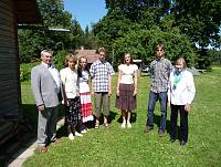 Valli Sepp 70<br>Rida talu, Meeri küla, Nõo vald, Tartumaa<br>18. juuli 2009<br>Foto Kalev ja Janne Sepp