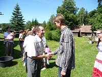 Valli Sepp 70<br>Rida talu, Meeri küla, Nõo vald, Tartumaa<br>18. juuli 2009<br>Foto Kalev ja Janne Sepp